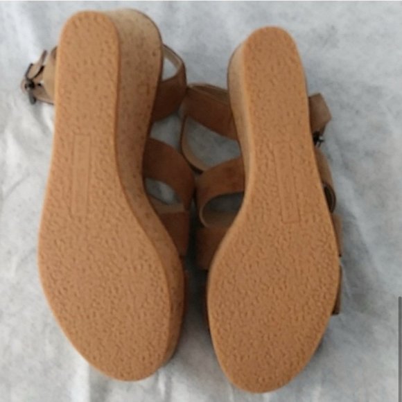 Via Spiga Kendall Brown Wedge Sandal - Picture 3 of 5